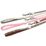 Smycz ENVY FLORA 15 mm / 1,2 m beżowy ZOLUX