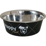 Miska Inox HAPPY 2,65 l czarny ZOLUX