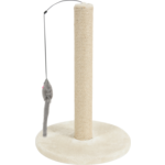 Drapak sizal słupek z zabawką 63 cm beżowy ZOLUX