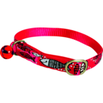Obroża nylonowa dla kota Sardine 30 cm czerwony ZOLUX