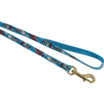 Smycz nylonowa dla kota SARDINE 1 m turkusowy ZOLUX