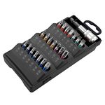 Końcówka wkrętakowa, zestaw 22 sztuki GRAPHITE