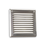 Osłona wentylacyjna z siatką 175 x 120 mm chrom