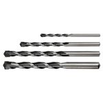 Wiertło do betonu 4-10 mm, zestaw 4 sztuki, końcówka motylkowa GRAPHITE