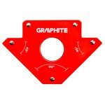 Spawalniczy kątownik magnetyczny 122 x 190 x 25 mm, udźwig 34,0 kg GRAPHITE