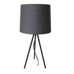 Lampka stołowa ciemnoszara