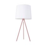 Lampka stołowa biała