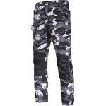 Spodnie ochronne LAHTI PRO bojówki slim fit moro ze wzmocnieniami S