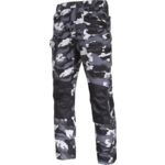 Spodnie ochronne LAHTI PRO bojówki slim fit moro ze wzmocnieniami L