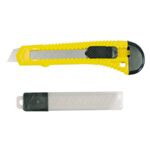 Nożyk ostrze łamane 18 mm MEGA + 10 sztuk ostrzy