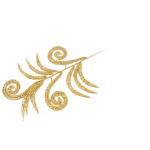 Gałązka brokat 40 cm mix