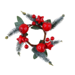 Stroik do świeczki czerwony 5 cm