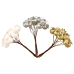 Owoc dzikiej róży na druciku 12 cm mix