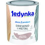 Farba akrylowa Jedynka Deco&Protect Drewno i Metal Satynowy Połysk Brązowy 0,7 l