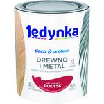 Farba akrylowa Jedynka Deco&Protect Drewno i Metal Satynowy Połysk Czerwony 0,7 l