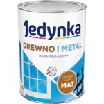 Farba alkidowa Jedynka Do Drewna I Metalu Mat Orzech Jasny 0,9 l