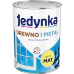Farba alkidowa Jedynka Do Drewna I Metalu Mat Żółty Jasny 0,9 l