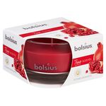 Świeca zapachowa w szkle 50/80 granat TS Bolsius