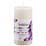 Świeca pieńkowa prążkowana 120/58 So Relaxed TM Bolsius