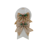 Kokarda juta 12 x 13 cm 2 sztuki