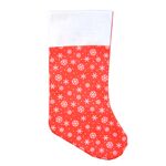 Skarpeta świąteczna ze śnieżynkami 45 cm