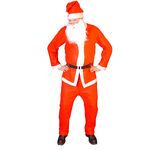 Strój Mikołaja - kurtka, czapka, broda, spodnie