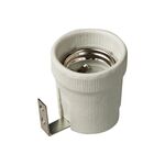 Oprawka E27 ceramiczna z otworem bocznym Duwi