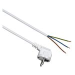 Przyłącze z wtyczką białe 3 x 1,0 mm² 1,5 m Duwi