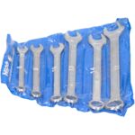 Klucze płasko-oczkowe 8-17 mm 6 części HIGO