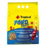 Pokarm dla ryb pływający pond Pellet mix size M 5 l / 550 g worek Tropical