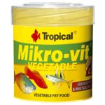 Pokarm podstawowy dla narybku MIKRO-VIT VEGETABLE 50ml/32g Tropical