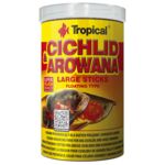 Pokarm dla ryb pływający Cichlid & Arowana Large Sticks 1000 ml / 300 g Tropical