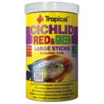 Pokarm dla ryb pływający Cichlid Red&Green Large Sticks 1000 ml / 300 g Tropical