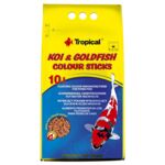 Pokarm dla ryb pływający koi&goldFish Colour Sticks 10 l / 800 g worek Tropical
