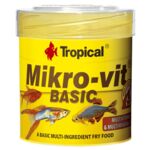 Pokarm podstawowy dla narybku Mikro-Vit basic 50 ml / 32 g Tropical