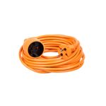 Przedłużacz ogrodowy pomarańczowy 2 x 1,0 mm² 20 m Duwi