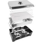 Wędzarnia balkonowa z termometrem 43 x 21 x 27 cm