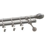 Karnisz podwójny 19/19 mm Par satyna 320 cm