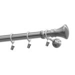 Karnisz pojedynczy 25 mm Jazz nikiel 240 cm