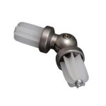 Łącznik przegubowy do karniszy 25 mm Barok satyna