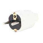 Wtyczka PCW szara 2P+Z Duwi