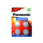 Bateria Coin Lithium CR2025/4BP 4 sztuki Panasonic