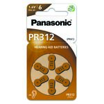 Bateria Zinc Air słuchowa PR312/6BP 6 sztuk Panasonic