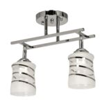 Lampa wisząca W-K 1540/2 chrom E27 Venti