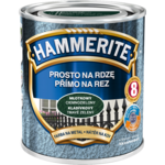 Farba Prosto Na Rdzę Ciemnozielony Młotkowy 0,25 l Hammerite