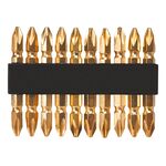 Końcówka wkrętakowa PH2 x 60 mm, 10 sztuk Top Tools