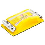 Blok ścierny 100 x 210 mm, metalowe zaciski TOPEX