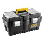 Skrzynka narzędziowa 19", aluminiowe zatrzaski TOPEX