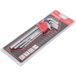 Klucze imbusowe extra długie 9 sztuk DRAUMET