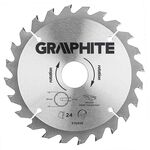 Tarcza do pilarki, widiowa, 160 x 30 mm, 24 zęby GRAPHITE